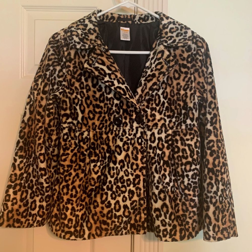 Gymboree Girls Cheetah Jacket